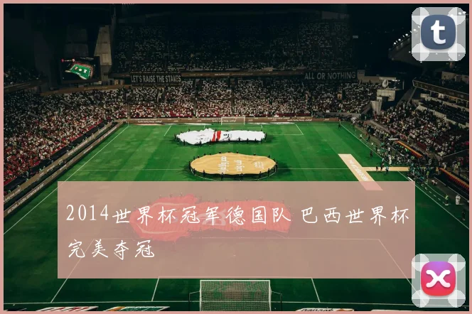 2014世界杯冠军德国队 巴西世界杯完美夺冠