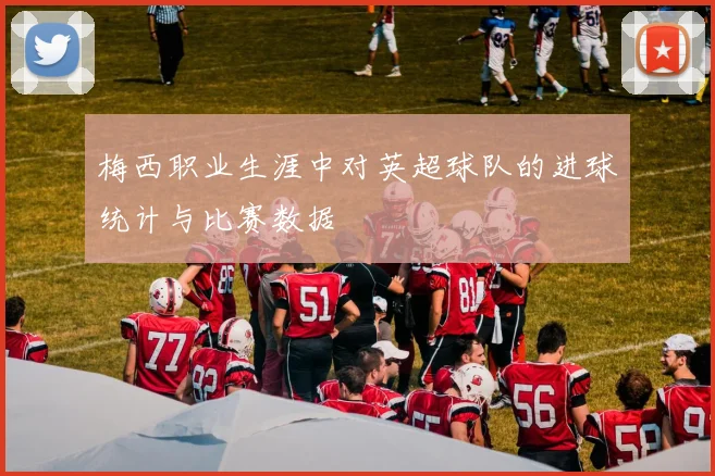 梅西职业生涯中对英超球队的进球统计与比赛数据