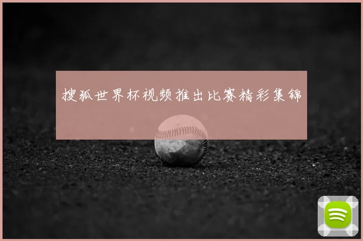 搜狐世界杯视频推出比赛精彩集锦